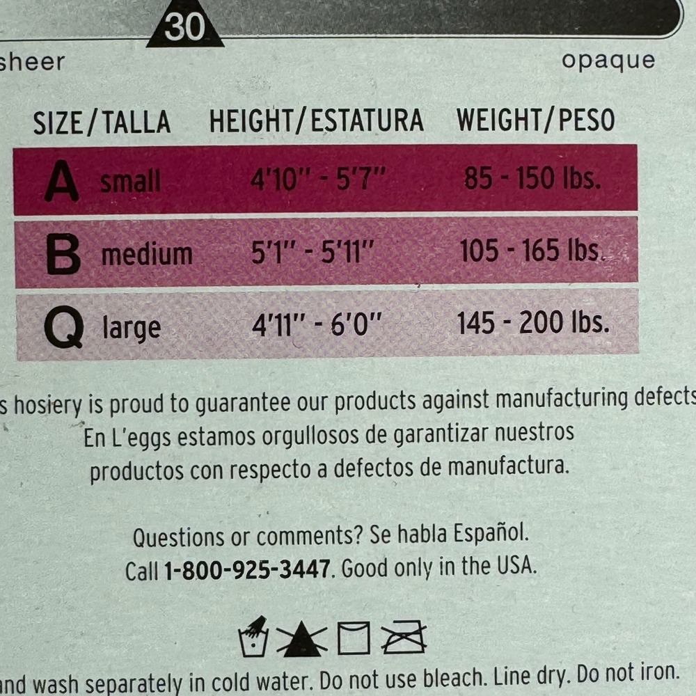LEggs Everyday Support Pantyhose Suntan 2 Pair Medium Reinforced‎ Toe